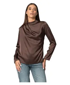 Блузка «Патрисиакс» Kocca, коричневый