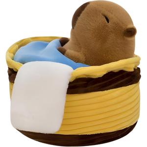 Плюшевая кукла капибара 30 см высота JIZHUAN