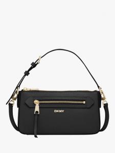 Кожаная сумка-кроссбоди demi от Bryant Avenue DKNY, Black