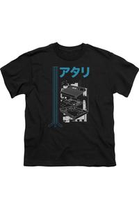 Футболка Atari Schematic с коротким рукавом для детей Gildan, черный