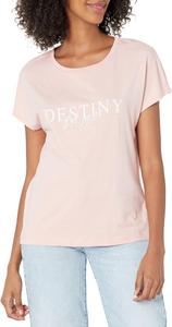 GUESS Женская Футболка Francine Relaxed с коротким рукавом, Pretty In Pink