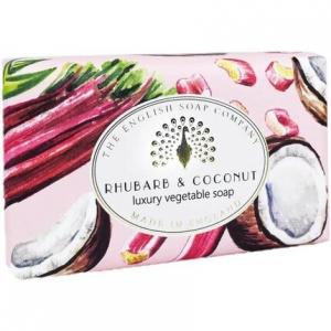 The English Soap Company Винтажное мыло в упаковке «Ревень и кокос», 190 г