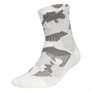 Носки унисекс яркий белый серый Adidas, белый/серый