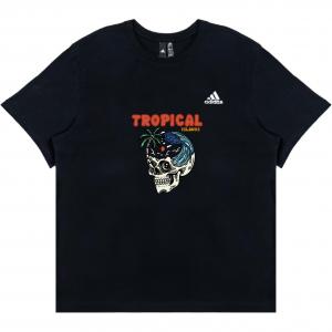 Adidas Американская спортивная повседневная футболка с коротким рукавом и круглым вырезом Unisex Black