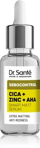 Sebocontrol cica + цинк + aha-матирующая сыворотка для расширенных пор Dr. Santé, 30 мл