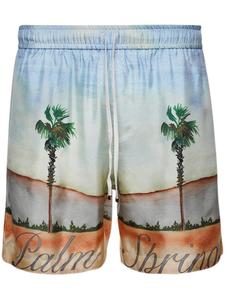 AMIRI шорты Dinosaur Webster с принтом, синий