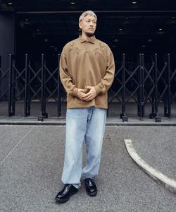 Поло с вышивкой Subciety, цвет Khaki