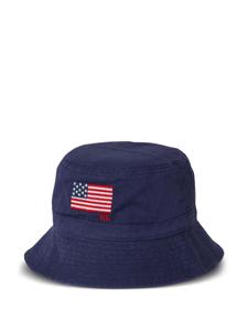 POLO RALPH LAUREN KIDS панама Flag, синий