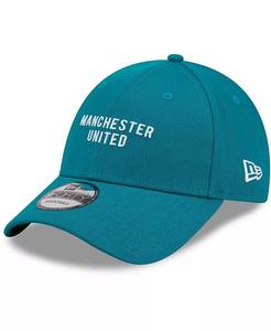 Мужская регулируемая кепка Manchester United Seasonal 9FORTY бирюзового цвета New Era