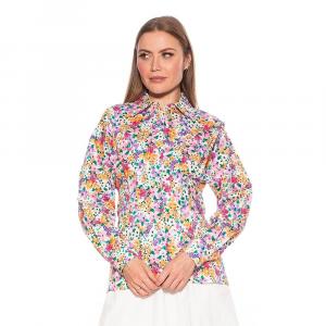Женская рубашка на пуговицах с длинными рукавами ALEXIA ADMOR Calliope, цвет Floral Multi