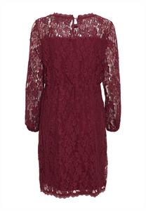 Повседневное платье KIT LS ZALLY FIT Cream, темно-красный