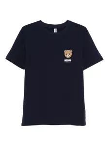 Футболка с принтом Moschino, синий