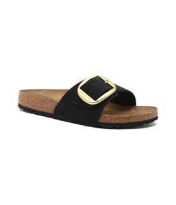Шлепанцы женские Birkenstock с большой пряжкой, черный