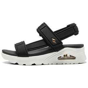 Женские сандалии Uno One Strap Skechers, черный/белый