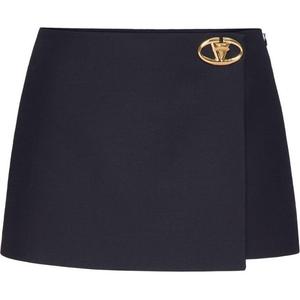 Valentino SS24 Casual Short Skirts Women's Midnight Blue