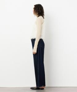 Блузка-майка с бахромой из перьев