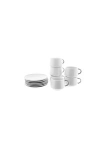 Набор кофейных чашек Mulex, 100 мл, серебристый