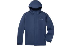 Куртка ветровка утепленная водонепроницаемая и ветрозащитная для пешего туризма на открытом воздухе CAM HEIGHTS 2 Unisex Marine Blue Columbia
