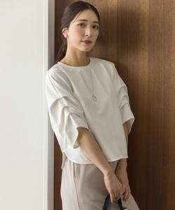 Легкая картонная блузка типа «летучая мышь» Suite, цвет White [001]