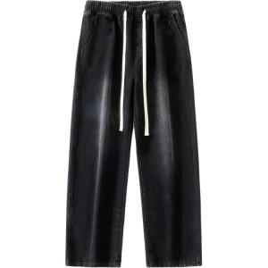 Джинсы Cowboy On The Run унисекс желтого цвета грязи JASONWOOD, черный/серый