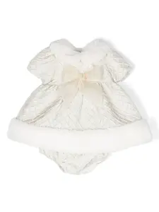 Стеганое платье La Stupenderia, кремовый