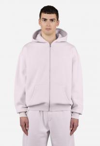 Толстовка на молнии LOGO OVERSIZED JACKET Pegador, цвет Washed Light Lilac/White