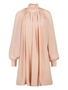 Шелковое мини-платье Stella McCartney, розовый