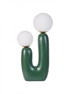 Настольные лампы TULUN зелено-белого цвета - (Ш) 25 x (В) 40 x (Д) 25 см