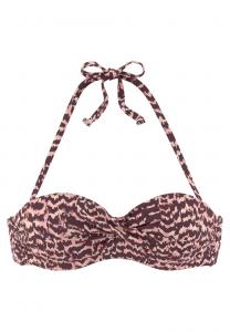 Верх бикини LASCANA, бордовый