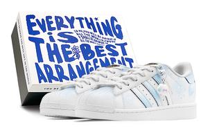 Adidas Originals Суперстар Айс Кристал Харт противоскользящие износостойкие низкие скейтерские кроссовки унисекс бело-голубые, цвет White Blue