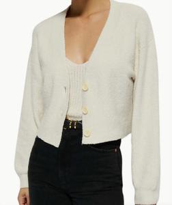 Кардиган Bo с рукавами-фонариками из фарфора Nation Ltd, Porcelain