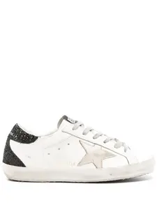 Кеды Super-Star с блестками GOLDEN GOOSE, белый
