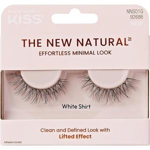 KISS The New Натуральные накладные ресницы, полнополосные ресницы 01, 1 пара