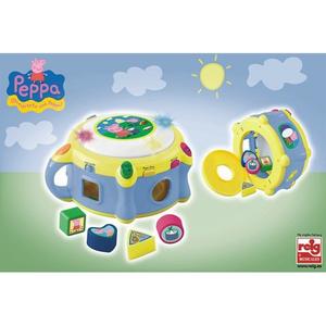 Свинка Пеппа, электронный барабан + сортировщик, набор Reig Musicales