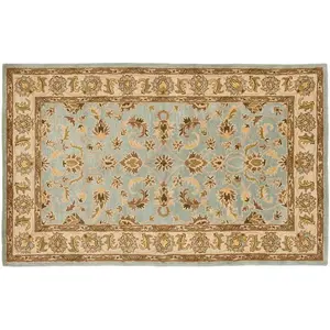 Ковер из шерсти с цветочным рисунком в рамке Heritage Kassal Safavieh, 122x183 см