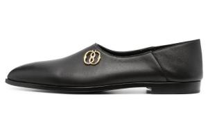 Кожаные мокасины с острым носком Bally