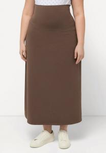 Юбка А-силуэта BELLIEVA MATERNITY Ulla Popken, коричневый