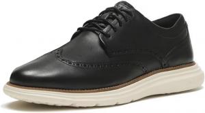Мужские оксфорды Cole Haan Grand Ultra с ультралегким крыловым носком, слоновая кость/черный