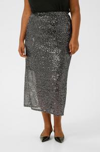 Юбка А-силуэта Kaffe Curve, серебристый