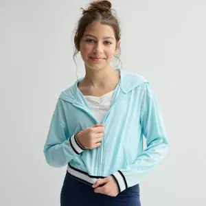 Спортивная сетчатая куртка для девочек 7-16 лет Tek Gear, голубой