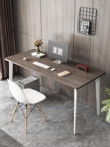 Компьютерный стол Naijia 180x50x74 см, домашний простой офисный стол, игровой стол для учебы в маленькой спальне, письменный стол для студентов, белая рама + античный дуб [усиленный]