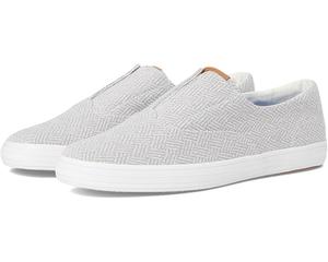 Кроссовки Keds Champion Round Toe Slip-On, цвет Grey Crosshatch Textile