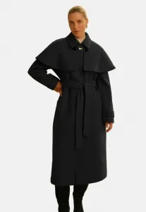 Тренчкот стандартного кроя Love & Roses, Black