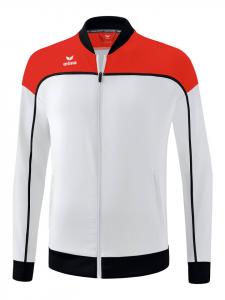 Тренировочня куртка erima, цвет weiß/rot/schwarz
