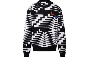 Свитер мужской Louis Vuitton, черный / белый