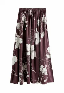 Макси-Юбка из коллекции kew, стандартного кроя. Next, Burgundy Ecru
