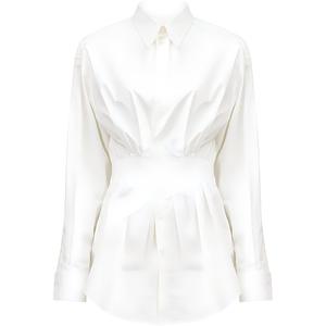 Хлопковая рубашка MM6 Maison Margiela, белый