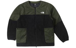 Мужская бархатная куртка серии UE The North Face, зеленый/черный