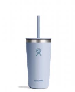 Стакан объемом 20 унций (593 мл) с крышкой и трубочкой Hydro Flask, цвет surf