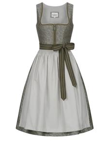 Широкая юбка в сборку Trachtenhof Nübler  midi Gabriela, оливковый